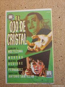 Cinema: FOLLETO DE MANO DE LA PELICULA EL OJO DE CRISTAL